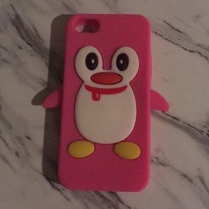 Pink Penguin Case